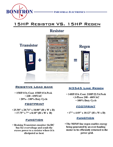 Resistor Regen Comparison